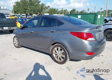 2014 Hyundai Accent Gls z USA, uszkodzony, nr VIN KMHCU4AE7EU766404